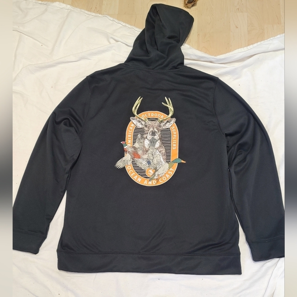 Ocean Coast hunting theme nwt hoodie - Picture 7 of 9
